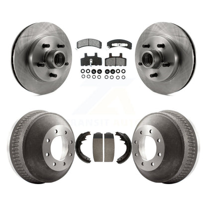 [Avant + Arrière] Kit de Disque et plaquette (semi-métallique) de frein pour 1998-1999 C1500 Suburban Chevrolet GMC avec 13" Diameter GAS engine K8S-103480