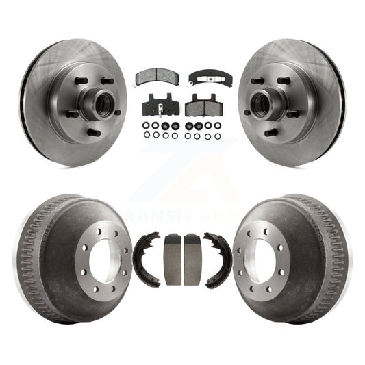 [Avant + Arrière] Kit de Disque et plaquette (semi-métallique) de frein pour 1998-1999 C1500 Suburban Chevrolet GMC avec 13" Diameter GAS engine K8S-103480