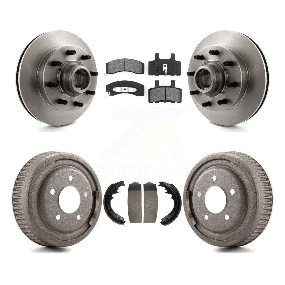 [Avant + Arrière] Kit de Disque et plaquette (semi-métallique) de frein pour GMC Yukon Chevrolet C1500 Suburban K8S-103481