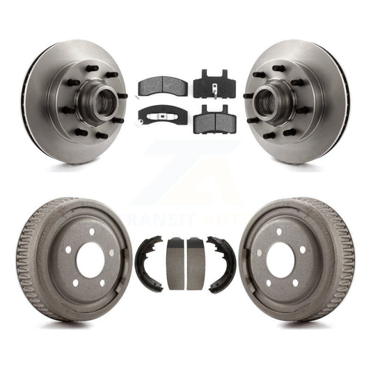 [Avant + Arrière] Kit de Disque et plaquette (semi-métallique) de frein pour GMC Yukon Chevrolet C1500 Suburban K8S-103481