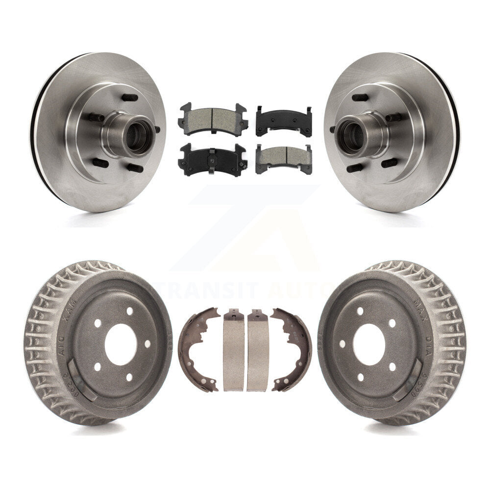 [Avant + Arrière] Kit de Disque et plaquette (semi-métallique) de frein pour 2003 Chevrolet S10 GMC Sonoma RWD K8S-103486