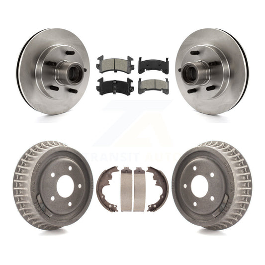 [Avant + Arrière] Kit de Disque et plaquette (semi-métallique) de frein pour 2003 Chevrolet S10 GMC Sonoma RWD K8S-103486