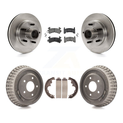 [Avant + Arrière] Kit de Disque et plaquette (semi-métallique) de frein pour Chevrolet S10 GMC Sonoma Blazer Jimmy Isuzu Hombre K8S-103487