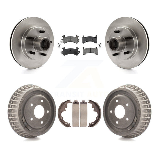 [Avant + Arrière] Kit de Disque et plaquette (semi-métallique) de frein pour Chevrolet S10 GMC Sonoma Blazer Jimmy Isuzu Hombre K8S-103487