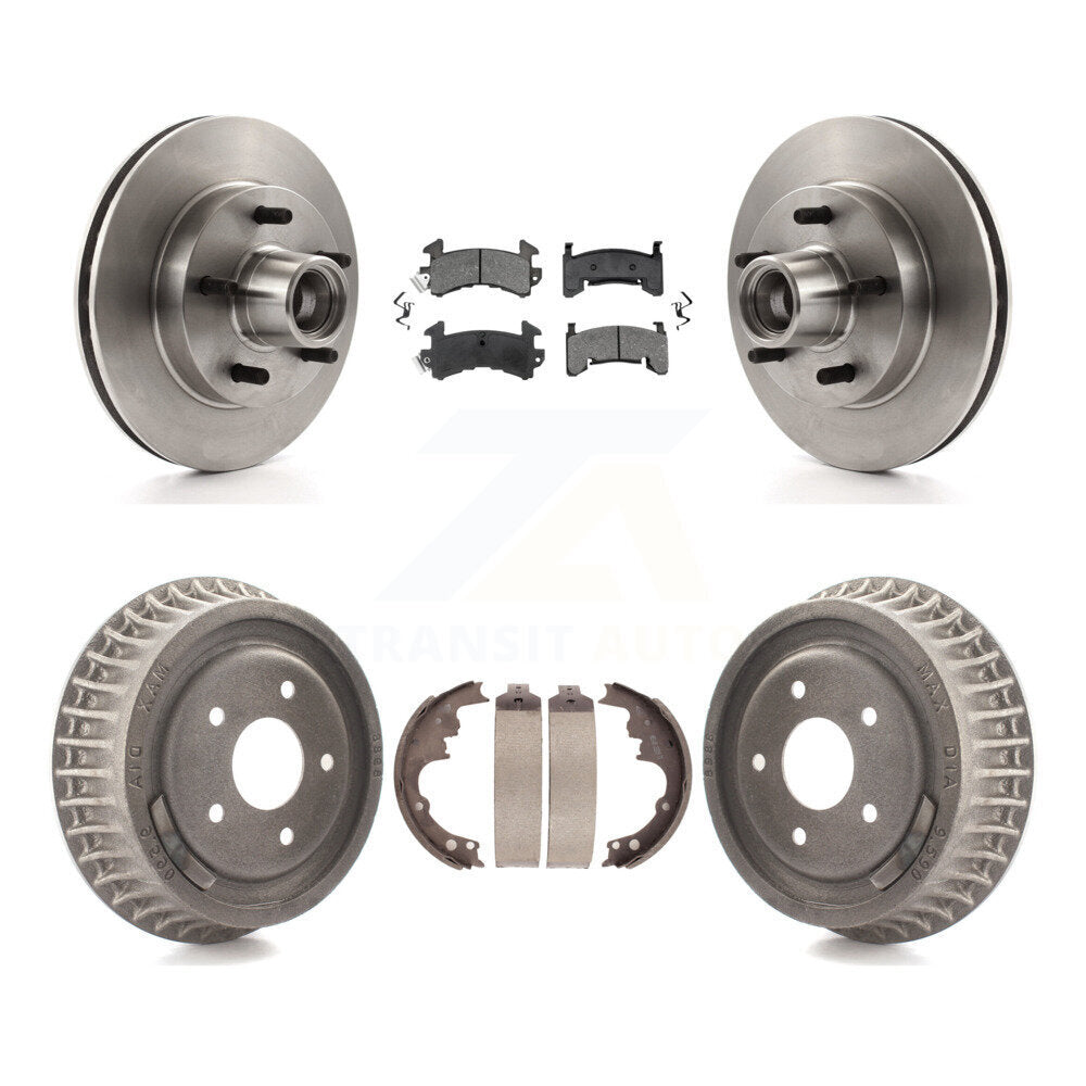 [Avant + Arrière] Kit de Disque et plaquette (semi-métallique) de frein pour Chevrolet S10 GMC Sonoma Jimmy Blazer K8S-103489