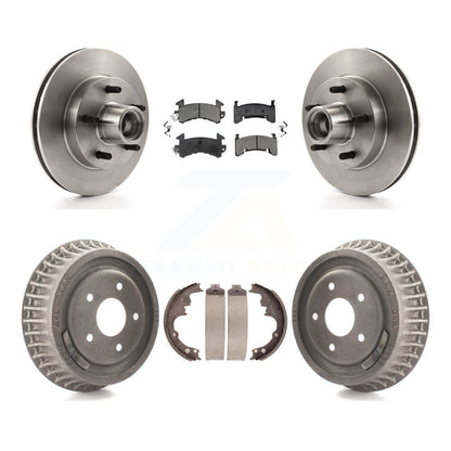 [Avant + Arrière] Kit de Disque et plaquette (semi-métallique) de frein pour Chevrolet S10 GMC Sonoma Jimmy Blazer K8S-103489