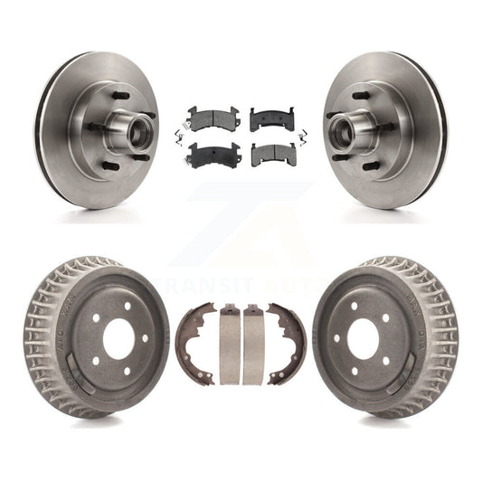 [Avant + Arrière] Kit de Disque et plaquette (semi-métallique) de frein pour Chevrolet S10 GMC Sonoma Jimmy Blazer K8S-103489