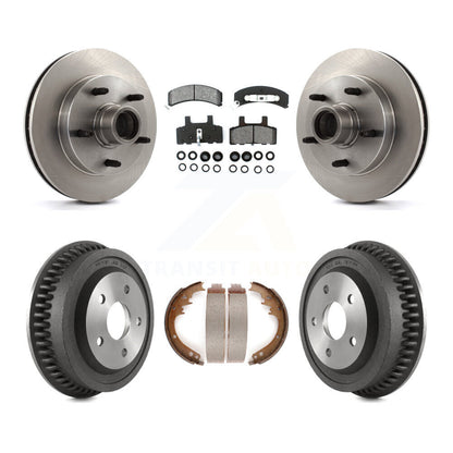 [Avant + Arrière] Kit de Disque et plaquette (semi-métallique) de frein pour 1994-1999 Dodge Ram 1500 RWD K8S-103491