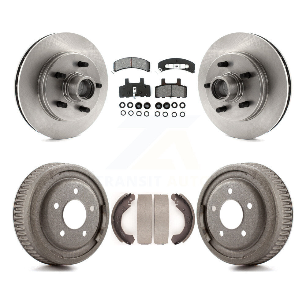 [Avant + Arrière] Kit de Disque et plaquette (semi-métallique) de frein pour 1988-1991 C1500 Chevrolet GMC K8S-103492