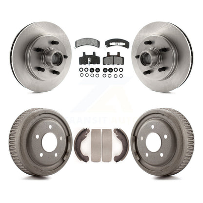 [Avant + Arrière] Kit de Disque et plaquette (semi-métallique) de frein pour 1988-1991 C1500 Chevrolet GMC K8S-103492