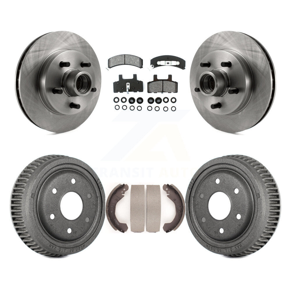 [Avant + Arrière] Kit de Disque et plaquette (semi-métallique) de frein pour GMC Yukon RWD avec 10" Diameter K8S-103493