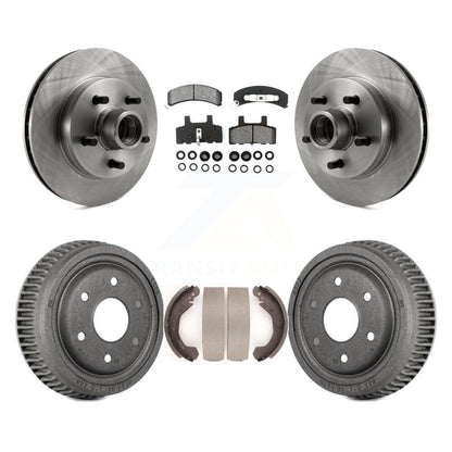 [Avant + Arrière] Kit de Disque et plaquette (semi-métallique) de frein pour GMC Yukon RWD avec 10" Diameter K8S-103493