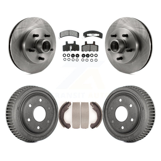 [Avant + Arrière] Kit de Disque et plaquette (semi-métallique) de frein pour GMC Yukon RWD avec 10" Diameter K8S-103493