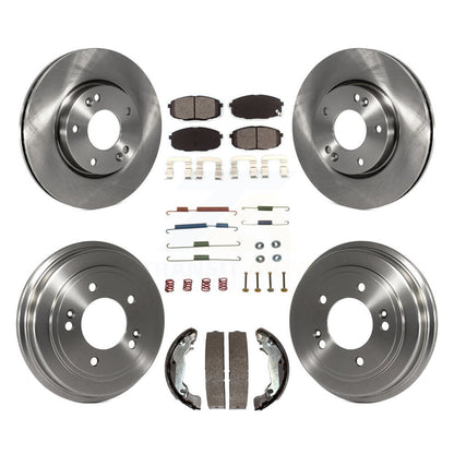 [Avant + Arrière] Kit de Disque et plaquette (semi-métallique) de frein pour 2009 Hyundai Elantra Touring K8S-103499