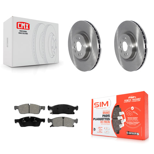 [Avant] Kit de Disque et plaquette (semi-métallique) de frein pour Mercedes-Benz GLS450 GL450 GL350 ML400 GLE400 K8S-103514