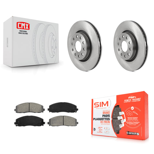 [Avant] Kit de Disque et plaquette (semi-métallique) de frein pour Jeep Wrangler Gladiator K8S-103515