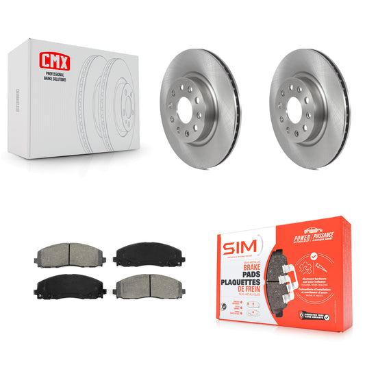 [Avant] Kit de Disque et plaquette (semi-métallique) de frein pour 2018-2022 Jeep Wrangler sans Heavy Duty Brakes Code BRY K8S-103516