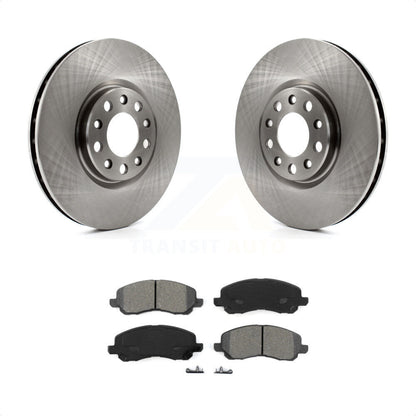 [Avant] Kit de Disque et plaquette (semi-métallique) de frein pour 2017 Jeep Compass avec 305mm Diameter Rotor K8S-103519 par Transit Auto