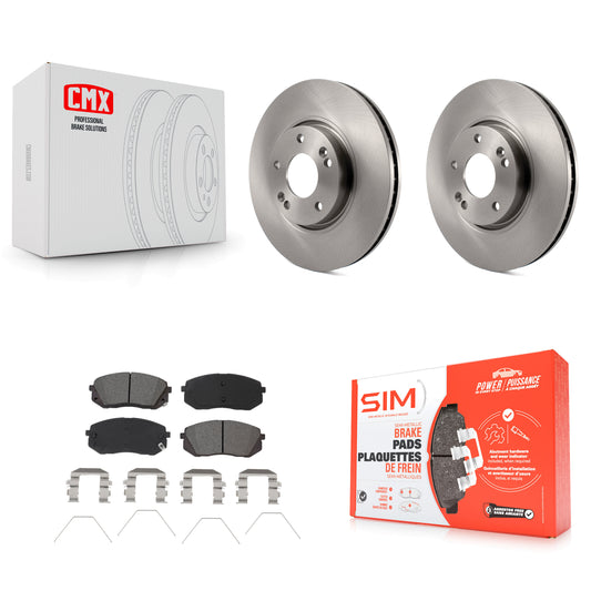 [Avant] Kit de Disque et plaquette (semi-métallique) de frein pour 2017-2019 Kia Soul EV K8S-103520