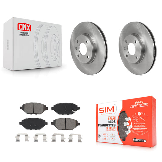 [Avant] Kit de Disque et plaquette (semi-métallique) de frein pour 2016-2021 Chevrolet Spark K8S-103524
