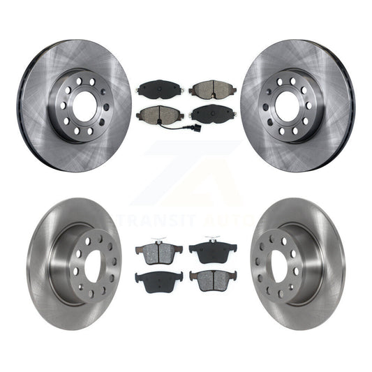 [Avant + Arrière] Kit de Disque et plaquette (semi-métallique) de frein pour Volkswagen Jetta Taos K8S-103529