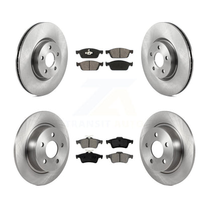 [Avant + Arrière] Kit de Disque et plaquette (semi-métallique) de frein pour Ford Connect K8S-103532