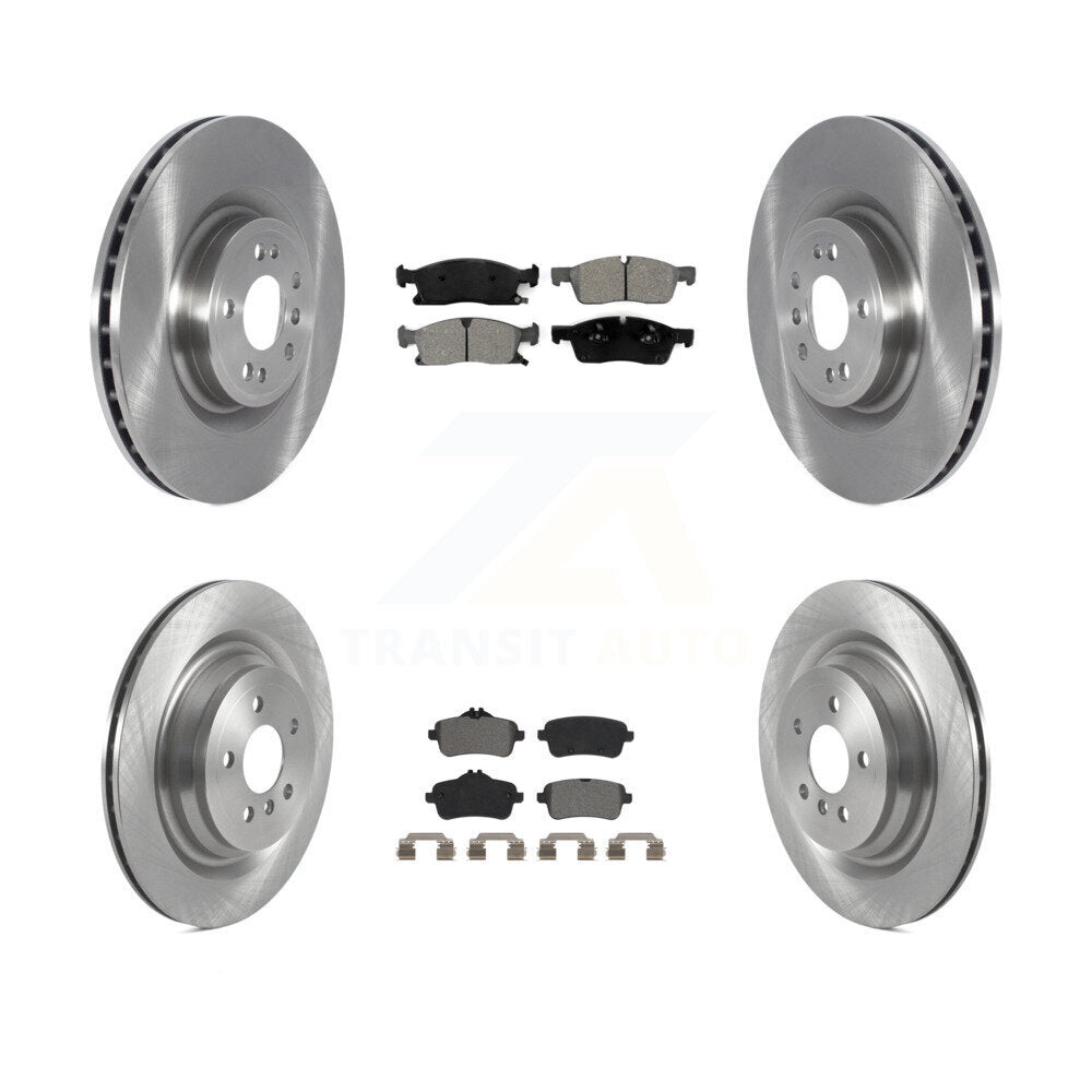 [Avant + Arrière] Kit de Disque et plaquette (semi-métallique) de frein pour Mercedes-Benz GLS450 GL450 GL350 ML400 K8S-103535