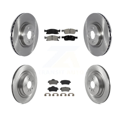 [Avant + Arrière] Kit de Disque et plaquette (semi-métallique) de frein pour Mercedes-Benz GLS450 GL450 GL350 ML400 K8S-103535