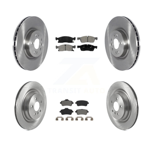[Avant + Arrière] Kit de Disque et plaquette (semi-métallique) de frein pour Mercedes-Benz GLS450 GL450 GL350 ML400 K8S-103535