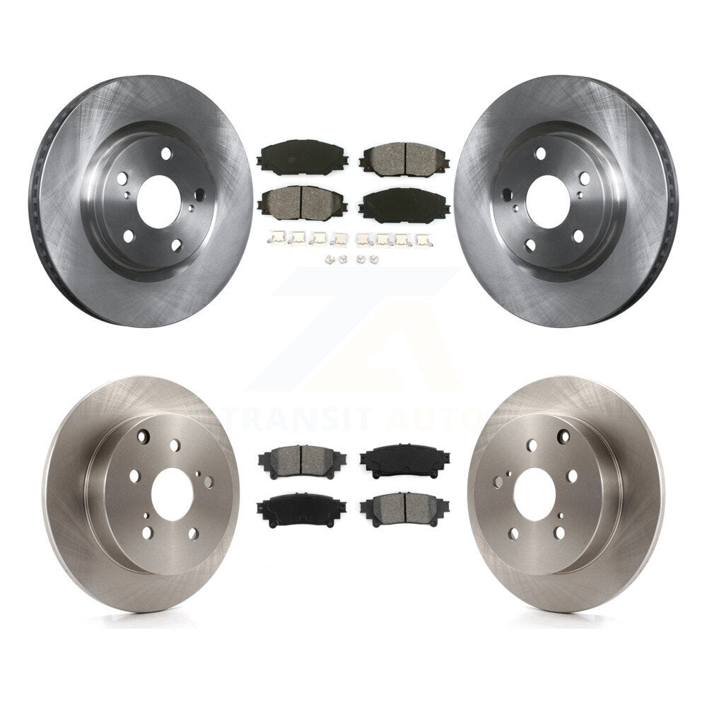 [Avant + Arrière] Kit de Disque et plaquette (semi-métallique) de frein pour 2016-2020 Toyota Mirai K8S-103546