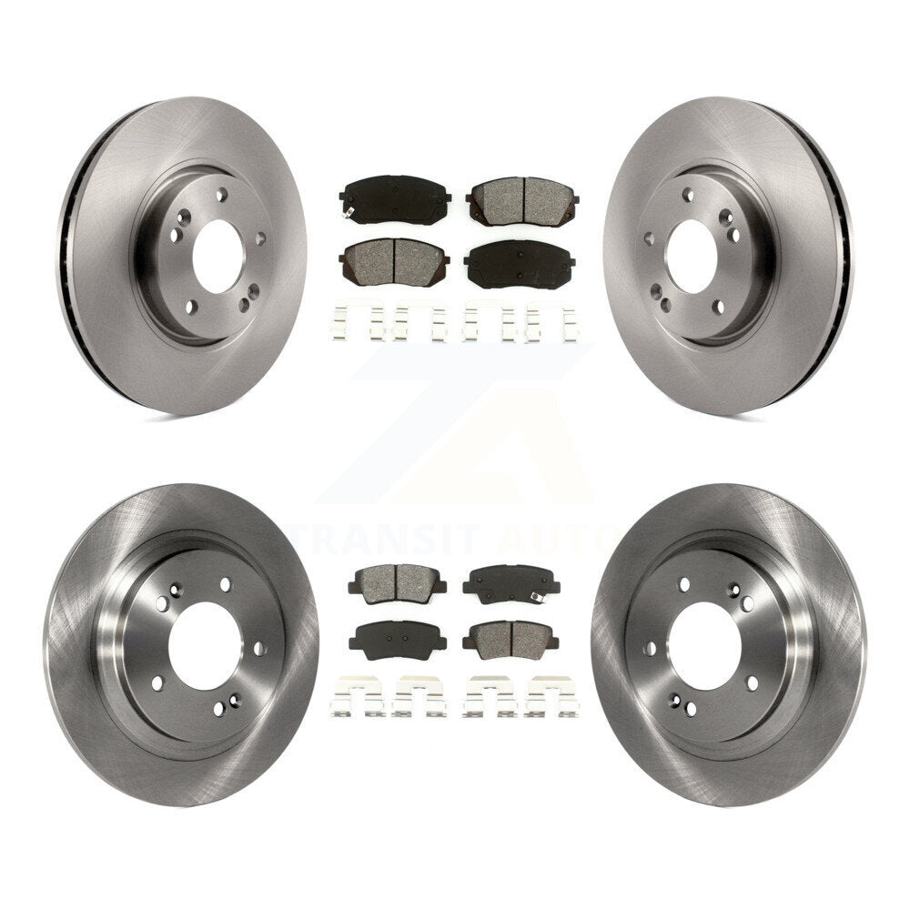 [Avant + Arrière] Kit de Disque et plaquette (semi-métallique) de frein pour Kia Soul EV K8S-103548