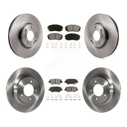 [Avant + Arrière] Kit de Disque et plaquette (semi-métallique) de frein pour Kia Soul EV K8S-103548