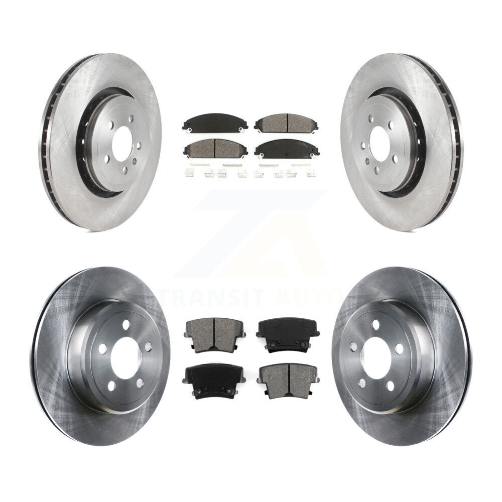 [Avant + Arrière] Kit de Disque et plaquette (semi-métallique) de frein pour Dodge Charger avec 355mm Diameter Rotor K8S-103551