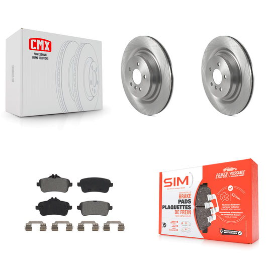 [Arrière] Kit de Disque et plaquette (semi-métallique) de frein pour Mercedes-Benz GLS450 GL450 GLS550 GL350 GL550 ML400 ML250 ML63 AMG GLS350d K8S-103567