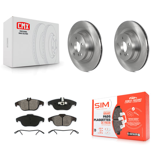 [Arrière] Kit de Disque et plaquette (semi-métallique) de frein pour Mercedes-Benz E550 avec 320mm Diameter Rotor K8S-103579