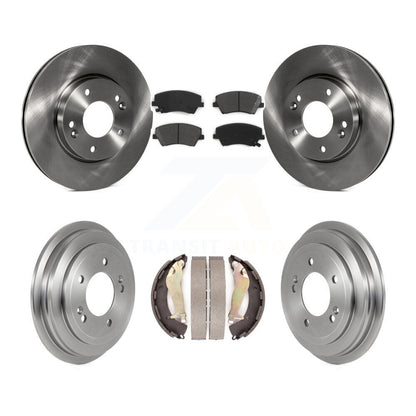[Avant + Arrière] Kit de Disque et plaquette (semi-métallique) de frein pour Hyundai Elantra K8S-103583
