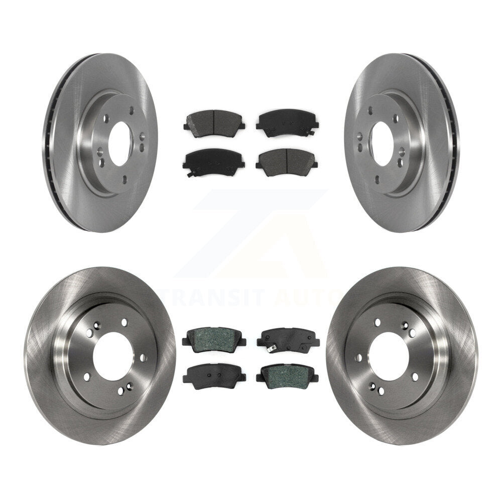 [Avant + Arrière] Kit de Disque et plaquette (semi-métallique) de frein pour Kia Niro Hyundai Ioniq K8S-103602