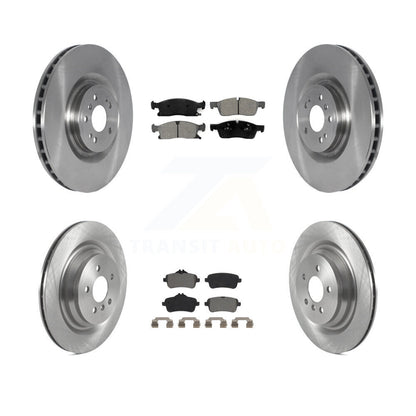 [Avant + Arrière] Kit de Disque et plaquette (semi-métallique) de frein pour Mercedes-Benz GLS450 GL450 GL350 ML400 ML250 K8S-103605