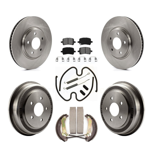[Avant + Arrière] Kit de Disque et plaquette (semi-métallique) de frein pour Chevrolet Malibu K8S-103615