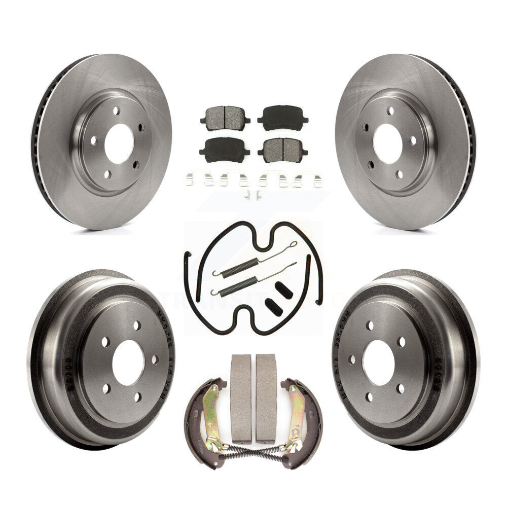 [Avant + Arrière] Kit de Disque et plaquette (semi-métallique) de frein pour Chevrolet Malibu K8S-103616