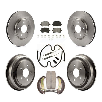 [Avant + Arrière] Kit de Disque et plaquette (semi-métallique) de frein pour Chevrolet Malibu K8S-103616