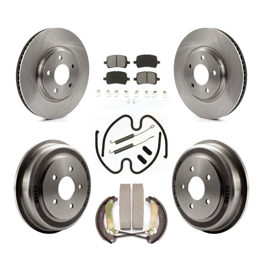 [Avant + Arrière] Kit de Disque et plaquette (semi-métallique) de frein pour Chevrolet Malibu K8S-103616
