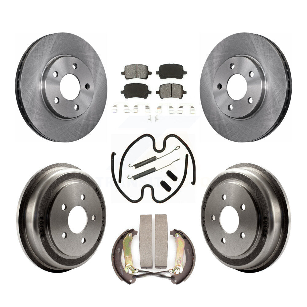 [Avant + Arrière] Kit de Disque et plaquette (semi-métallique) de frein pour Chevrolet Malibu K8S-103617