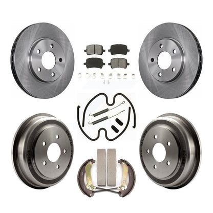 [Avant + Arrière] Kit de Disque et plaquette (semi-métallique) de frein pour Chevrolet Malibu K8S-103617