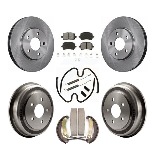 [Avant + Arrière] Kit de Disque et plaquette (semi-métallique) de frein pour Chevrolet Malibu K8S-103617