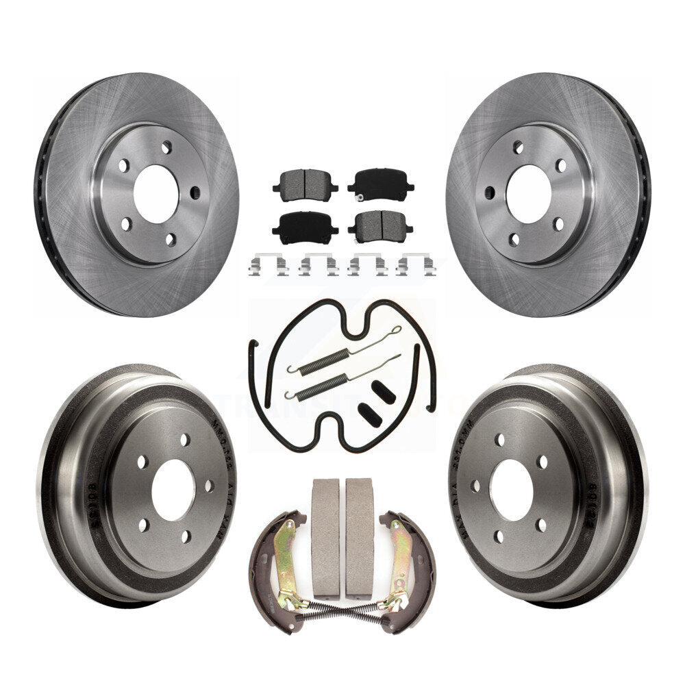 [Avant + Arrière] Kit de Disque et plaquette (semi-métallique) de frein pour Chevrolet Malibu K8S-103618