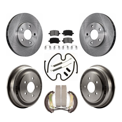 [Avant + Arrière] Kit de Disque et plaquette (semi-métallique) de frein pour Chevrolet Malibu K8S-103618