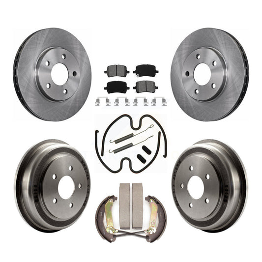 [Avant + Arrière] Kit de Disque et plaquette (semi-métallique) de frein pour Chevrolet Malibu K8S-103618