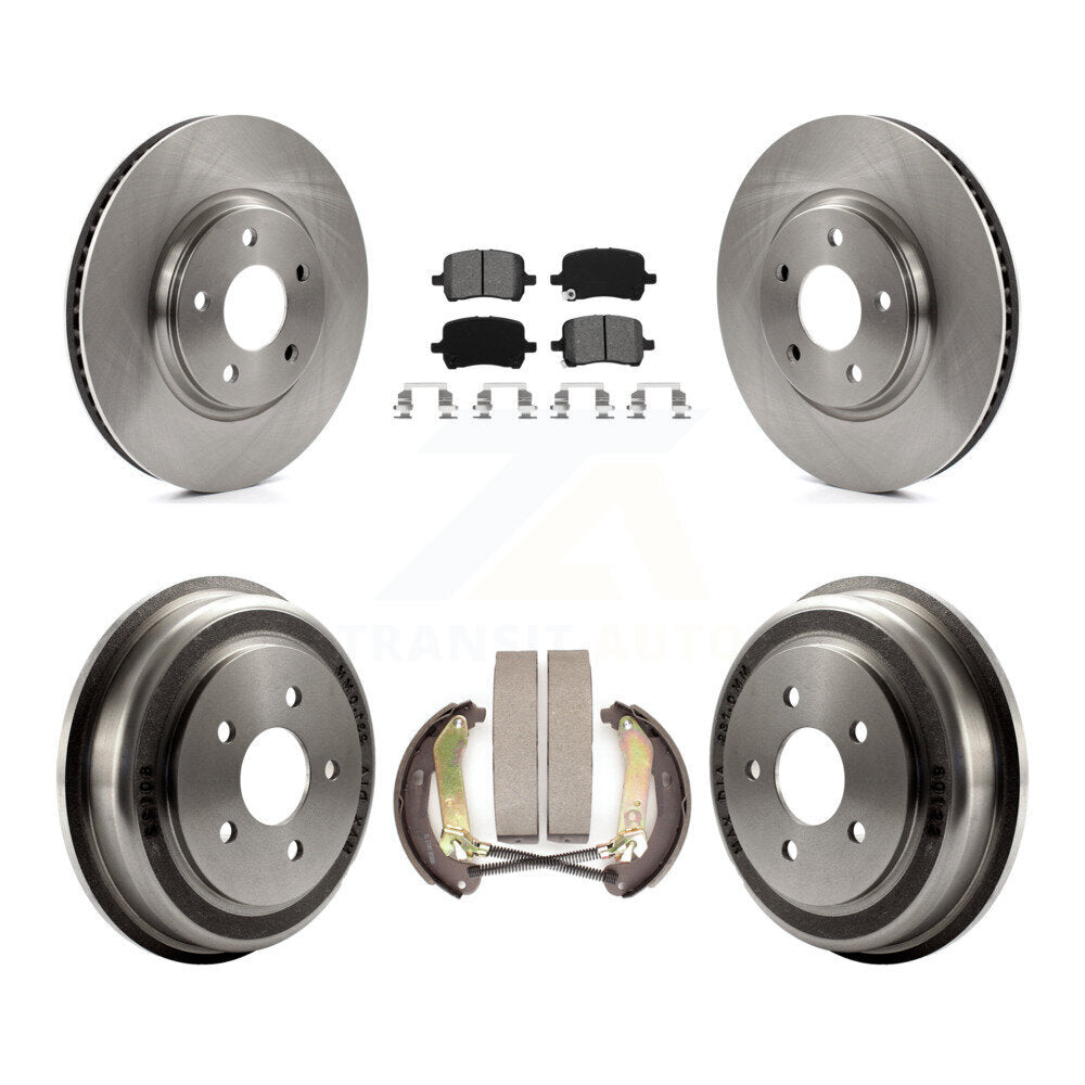 [Avant + Arrière] Kit de Disque et plaquette (semi-métallique) de frein pour Chevrolet Malibu K8S-103619