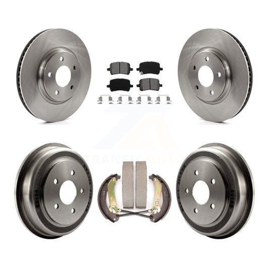 [Avant + Arrière] Kit de Disque et plaquette (semi-métallique) de frein pour Chevrolet Malibu K8S-103619